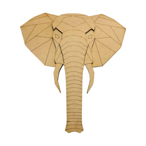 3D Elephant Wall Art - Image 2