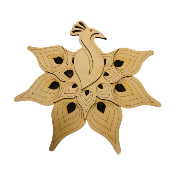 3D Peacock Wall Art - Image 2