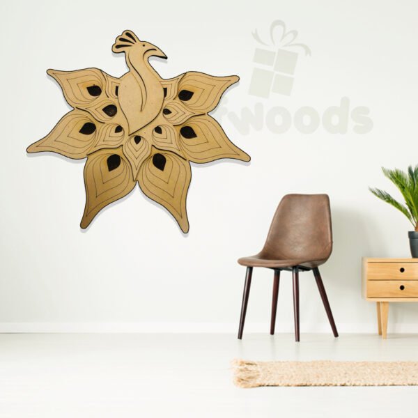 3D Peacock Wall Art - Image 4