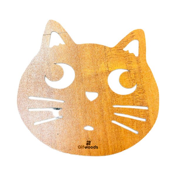 Cat Wooden Coasters - Image 2
