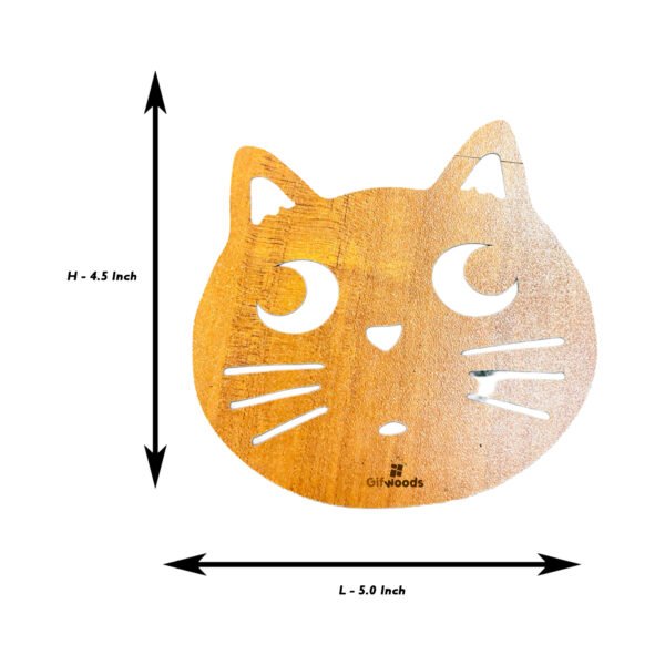 Cat Wooden Coasters - Image 3