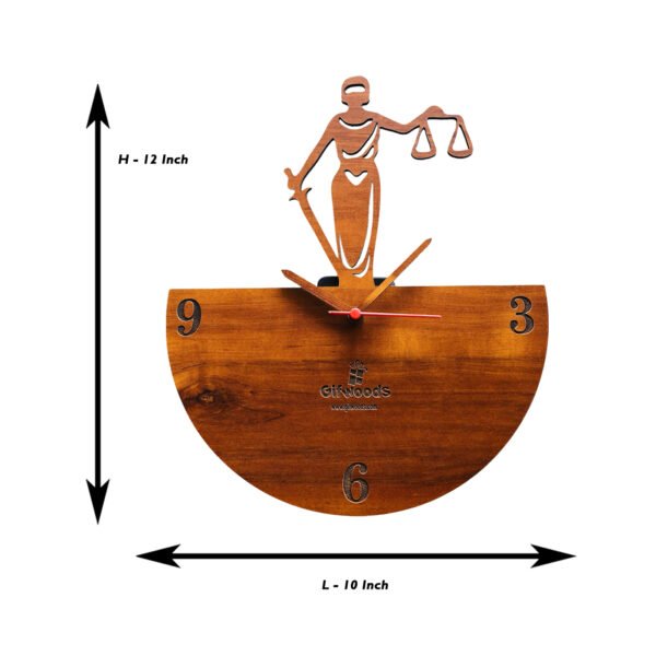 Justice Angel Clock - Image 3