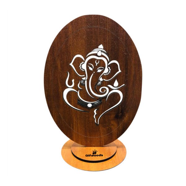 Wooden Ganesha Table Stand