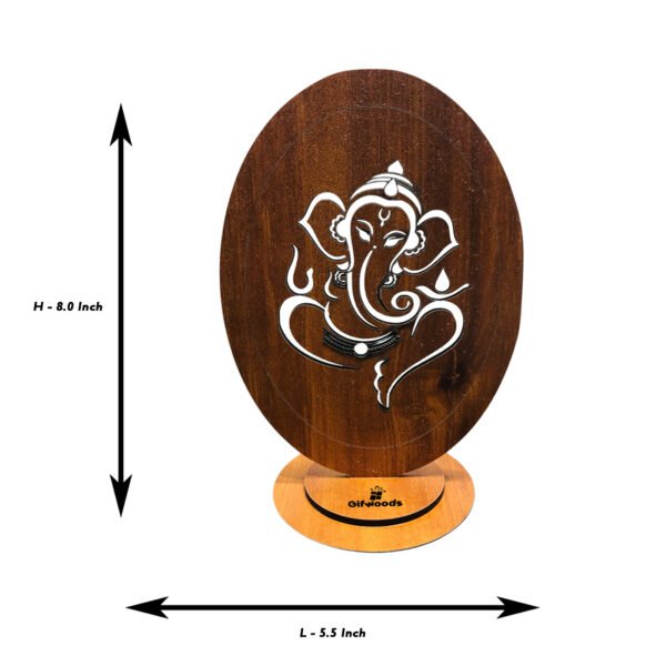 Wooden Ganesha Table Stand - Image 2
