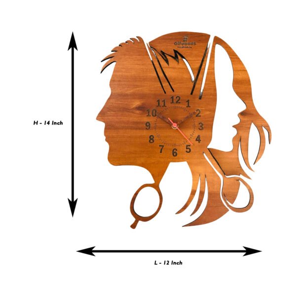 Salon Wall Clock - Image 3