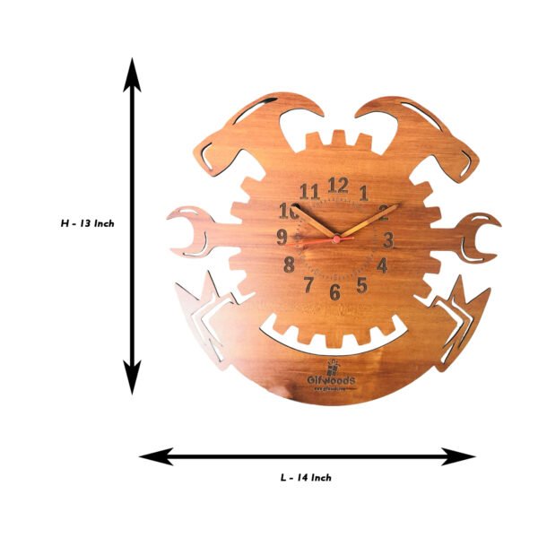 Tools Design Wall Clock - Image 3