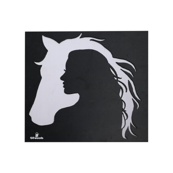 Woman Face Horse Wall Art