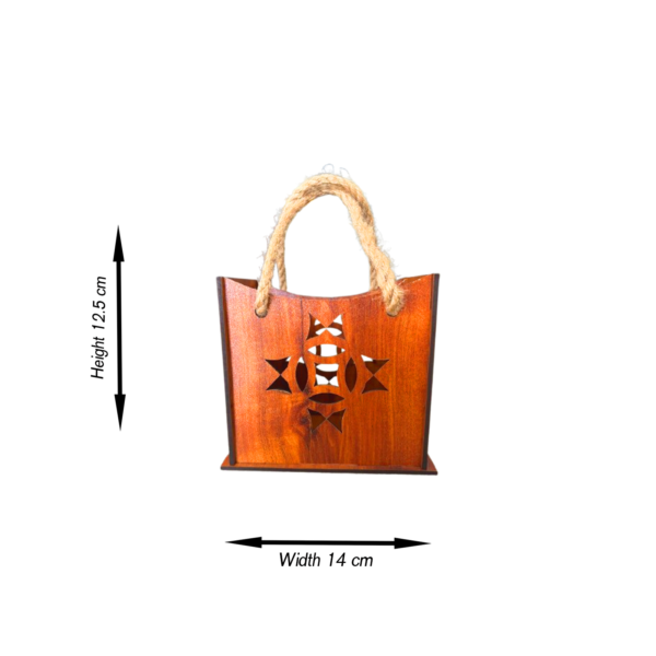 Wooden Carry Bag Small - Image 2