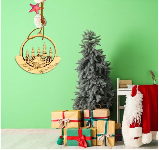 Wooden Christmas Party Hanging - Image 2