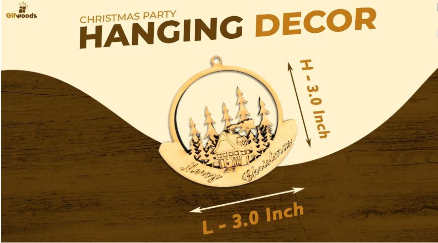 Wooden Christmas Party Hanging - Image 5